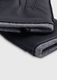 Paul Stuart Leather Glove with Contrast Cashmere Inset, thumbnail 2