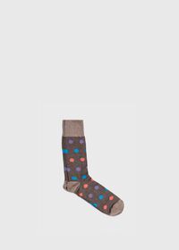 Paul Stuart Dotted Crew Sock, thumbnail 1