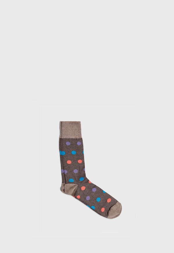 Paul Stuart Dotted Crew Sock, image 1