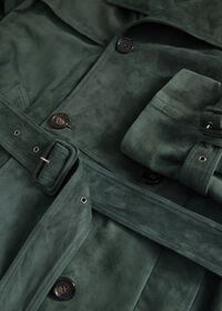 Paul Stuart Lightweight Suede Trench, thumbnail 2