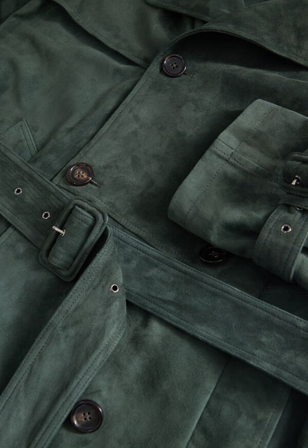 Paul Stuart Lightweight Suede Trench, image 2