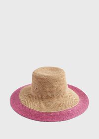 Paul Stuart Sun Hat With Wide Contrast Brim, thumbnail 2