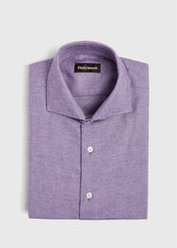 Paul Stuart Oxford Brushed Flannel Sport Shirt, thumbnail 4