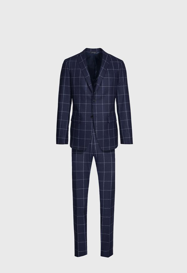 Paul Stuart Windowpane Flannel Suit, image 1
