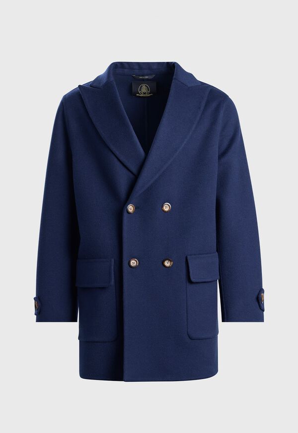 Paul Stuart Cashmere Military Style Coat, image 1