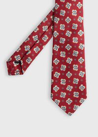 Paul Stuart Printed Silk Tossed Floral Medallion Tie, thumbnail 1