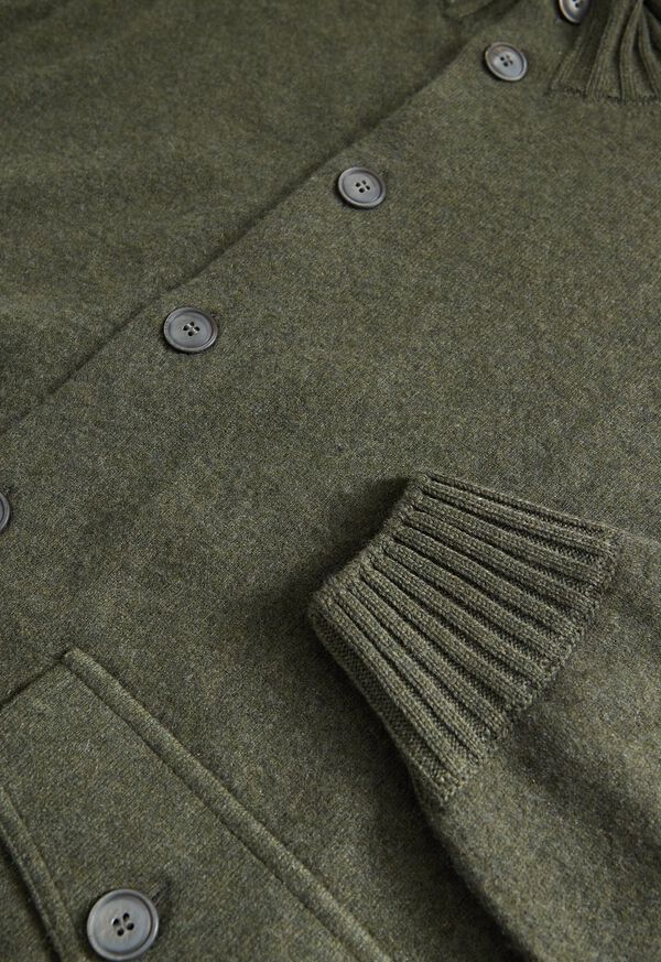 Paul Stuart Felted Cashmere Button-up Blouson, image 2