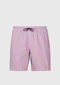 Paul Stuart Seersucker Swim Trunk, thumbnail 1