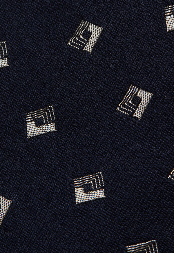 Paul Stuart Deco Square Woven Silk Tie, image 3
