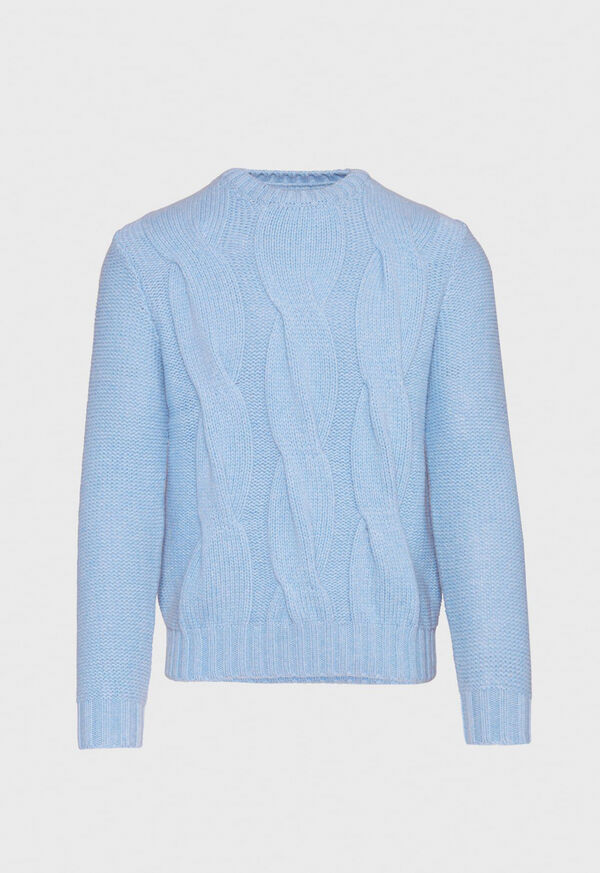 Paul Stuart Cashmere Blend Cable Knit Crewneck, image 1