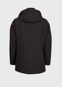 Paul Stuart Black Hooded Down Filled Tech Jacket, thumbnail 3