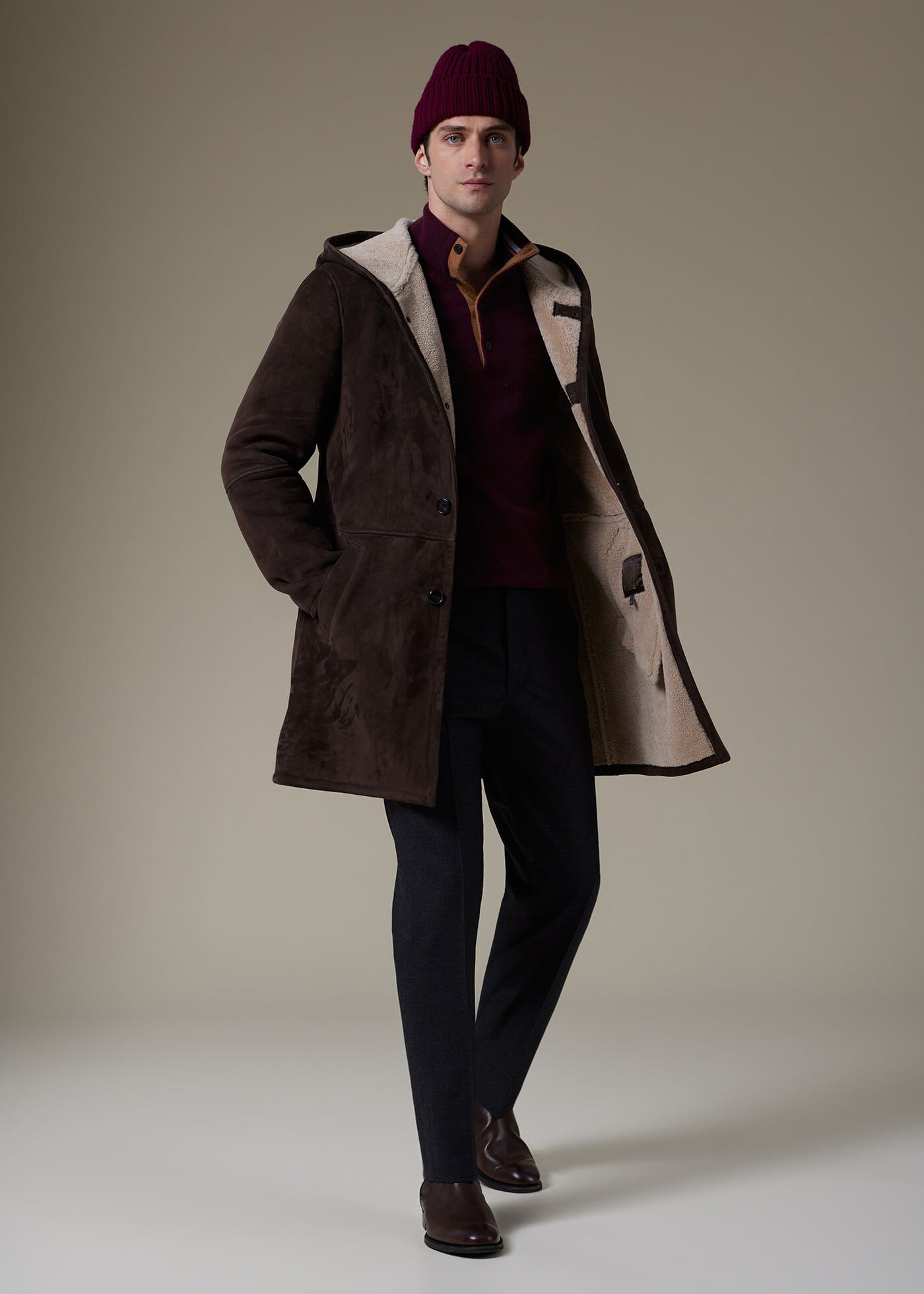 Long Shearling Coat