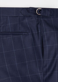 Paul Stuart Mid Blue Pane Wool Suit, thumbnail 7