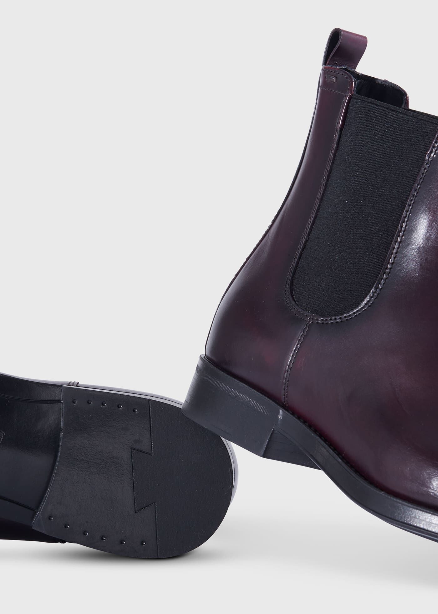 Burgundy chelsea on sale boots womens