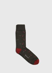 Paul Stuart Pheasant Motif Sock, thumbnail 1