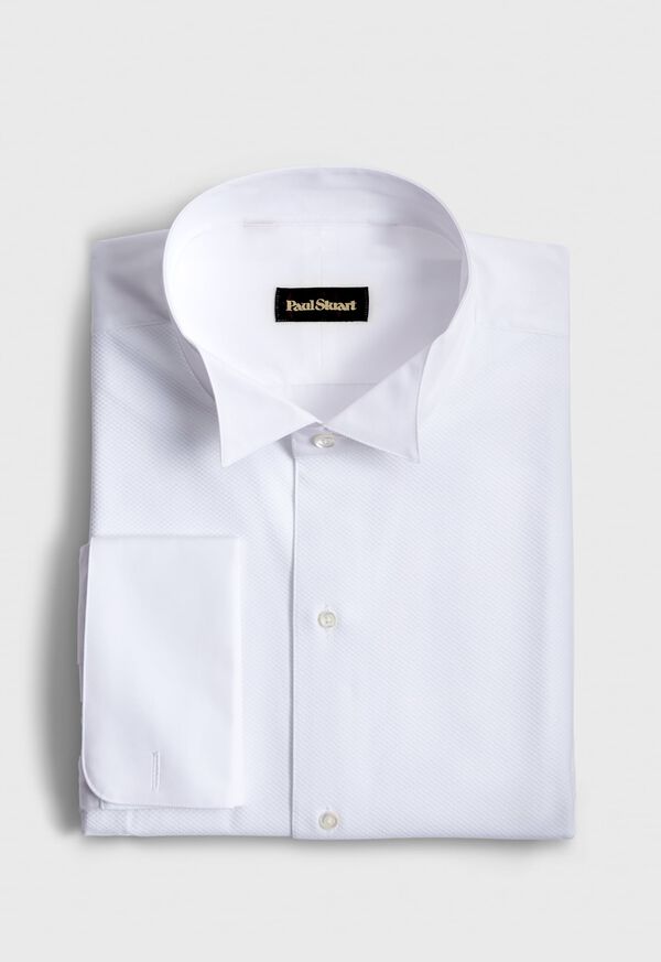 Paul Stuart Piqué Bib Front Cotton Formal Shirt, image 1