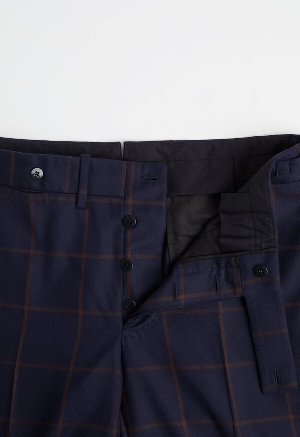 Paul Stuart Navy Windowpane Suit, image 6