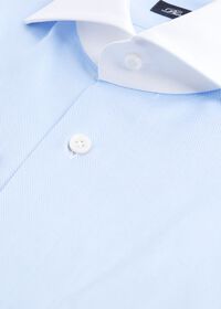 Paul Stuart Twill Contrast Collar Dress Shirt, thumbnail 2