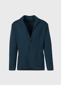Paul Stuart Wool Twill Knit Jacket, thumbnail 1