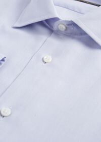 Paul Stuart Cotton and Cashmere Solid Dress Shirt, thumbnail 2