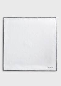 Paul Stuart Hand Screen Printed Silk Pocket Square, thumbnail 2