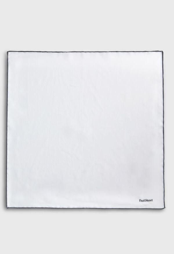 Paul Stuart Hand Screen Printed Silk Pocket Square, image 2