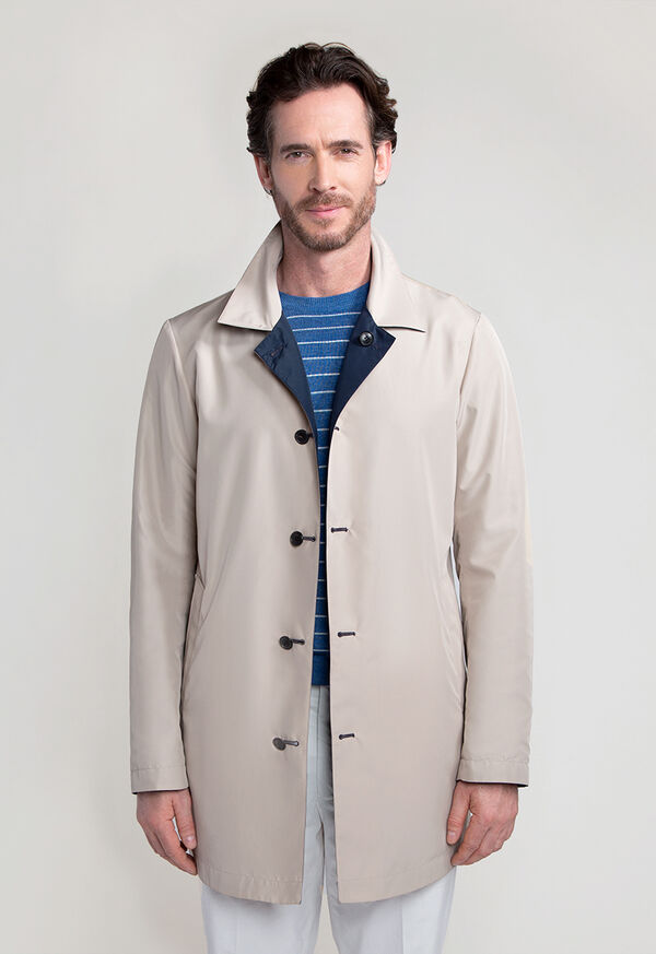 Paul Stuart Reversible Microfiber Trench, image 9