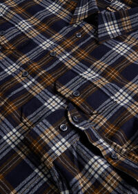 Paul Stuart Wool Plaid Overshirt, thumbnail 3