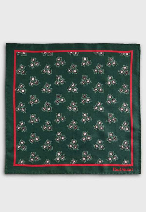 Paul Stuart Geometric Dot Pocket Square, image 2
