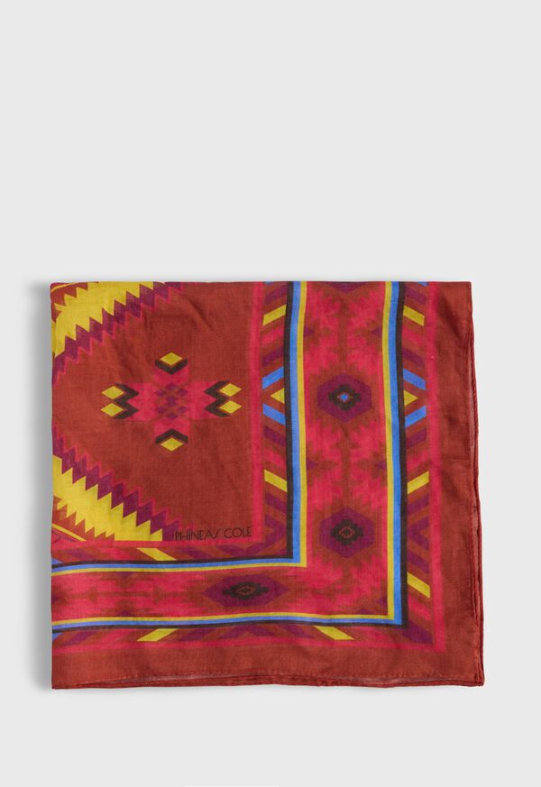 Paul Stuart Linen & Silk Print Bandana, image 3