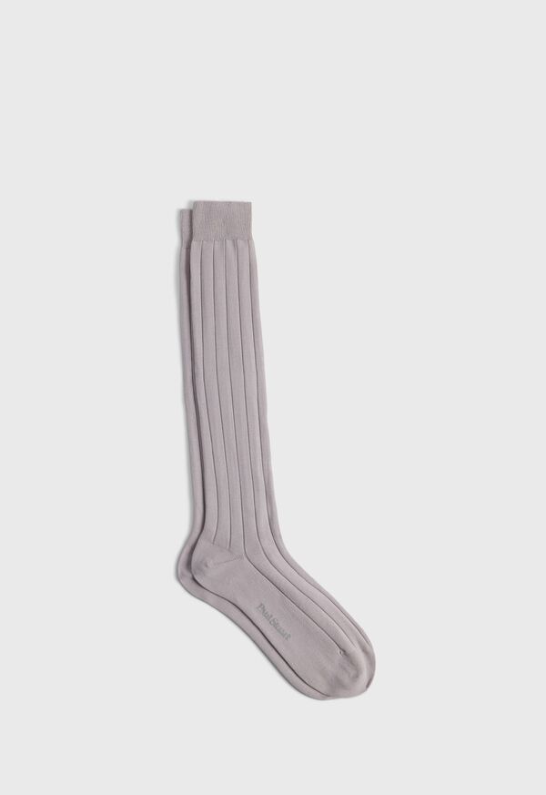 Paul Stuart Pima Cotton Wide Rib Sock, image 1