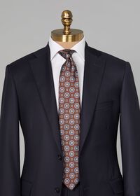 Paul Stuart Woven Floral Medallion Tie, thumbnail 2