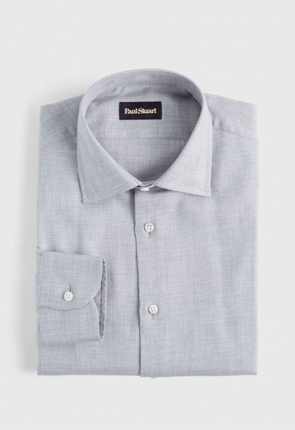 Paul Stuart Cotton and Cashmere Solid Dress Shirt, image 1