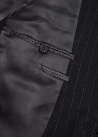 Paul Stuart Black and White Chalk Stripe Suit, thumbnail 4