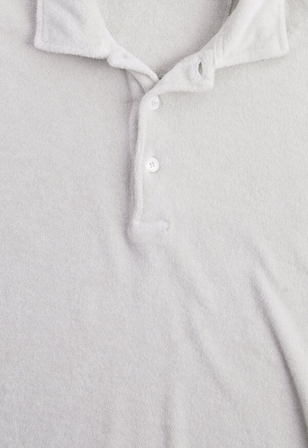 Paul Stuart Cotton Terry Cloth Short Sleeve Polo, image 2