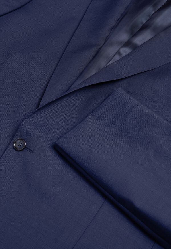 Paul Stuart Navy Wool Pindot Suit, image 2