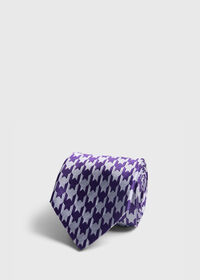 Paul Stuart Woven Silk Houndstooth Tie, thumbnail 1