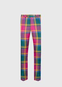 Paul Stuart Linen Plaid Dress Trouser, thumbnail 1