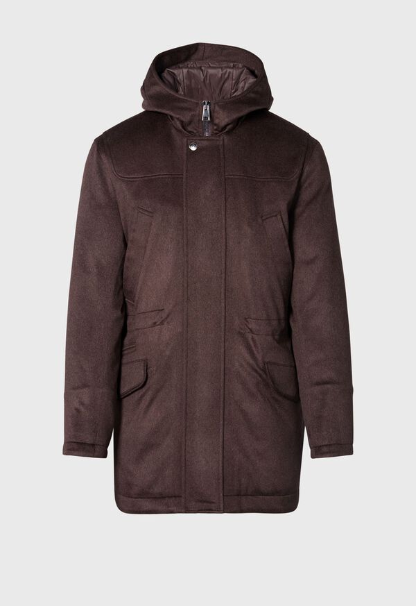 Paul Stuart Cashmere Parka with Hood, image 1