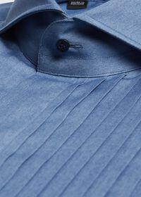 Paul Stuart Pleated Bib Front Tuxedo Shirt, thumbnail 2