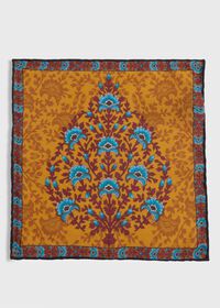 Paul Stuart Printed Floral Tree Pocket Square, thumbnail 2