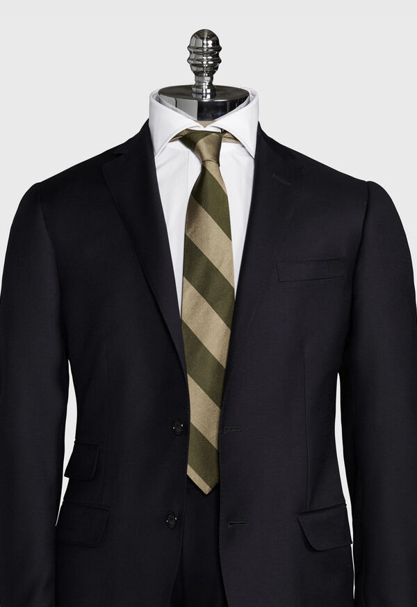 Paul Stuart Wide Stripe Silk Tie, image 2