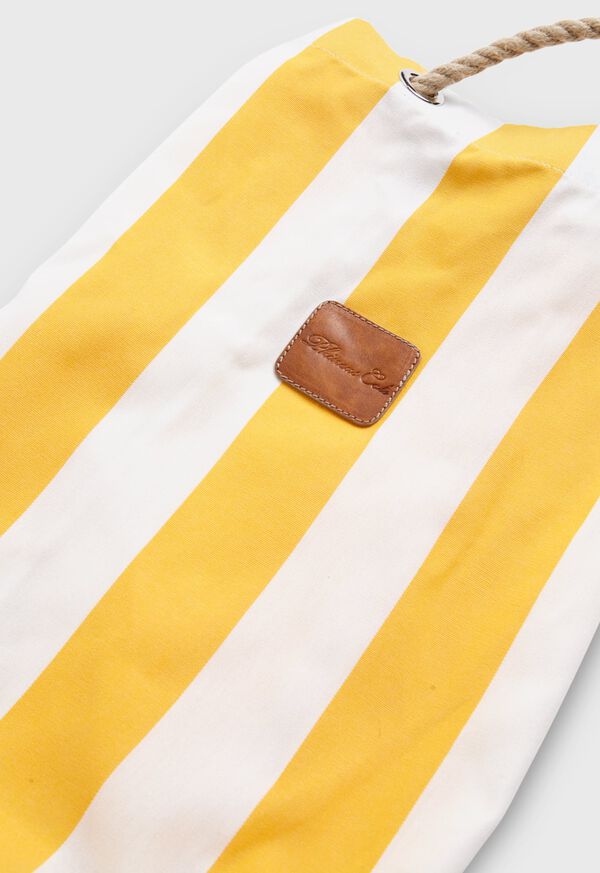Paul Stuart Two Tone Stripe Canvas Sailor Bag, image 4