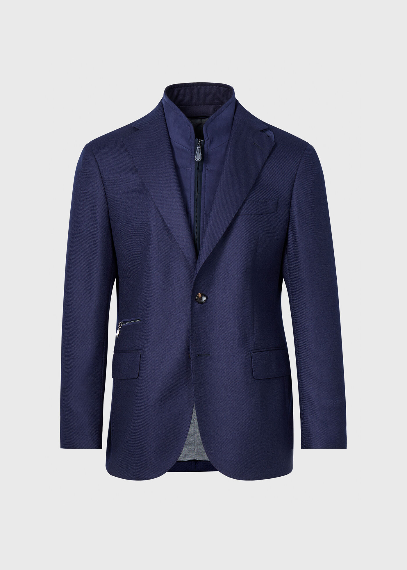 Gilet outlet under blazer
