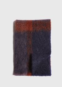 Paul Stuart Mohair and Wool Color Block Scarf, thumbnail 1