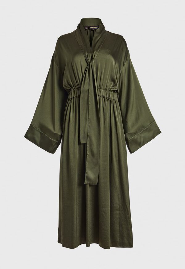 Paul Stuart Washed Silk Kimono Sleeve Dress, image 1