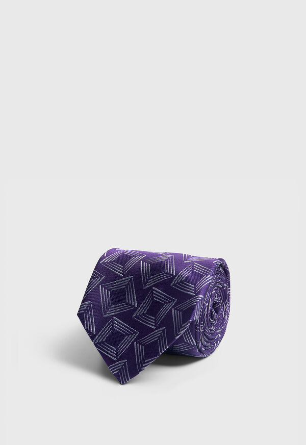 Paul Stuart Woven Silk Tossed Square Tie, image 1