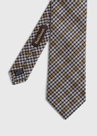 Paul Stuart Woven Silk Multicolor Plaid Tie, thumbnail 1