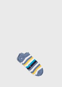 Paul Stuart Stripe Trainer Ankle Sock, thumbnail 1