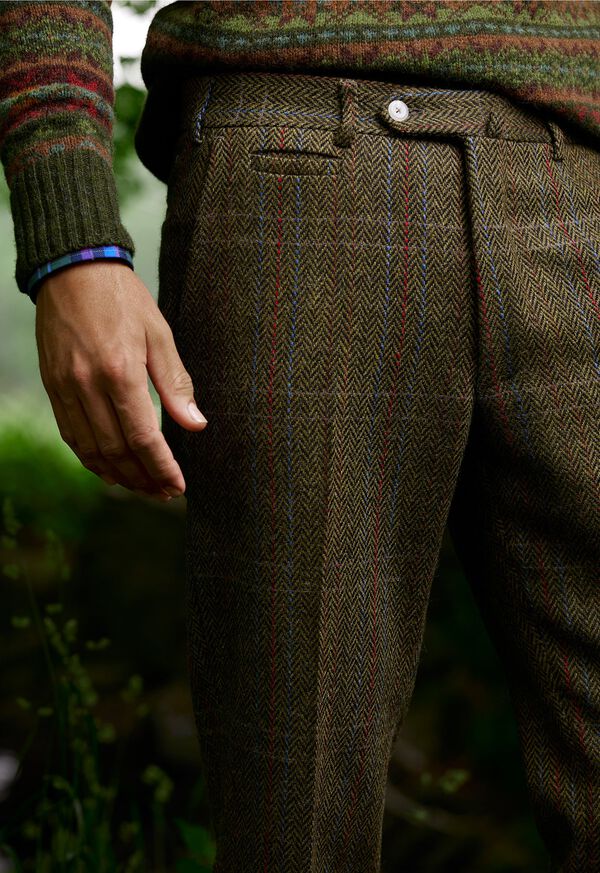 Shetland Wool Tweed Trouser